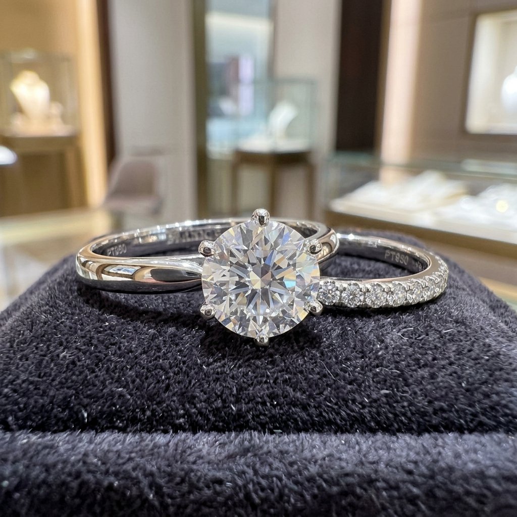 VVS Solitaire Engagement Diamond Ring