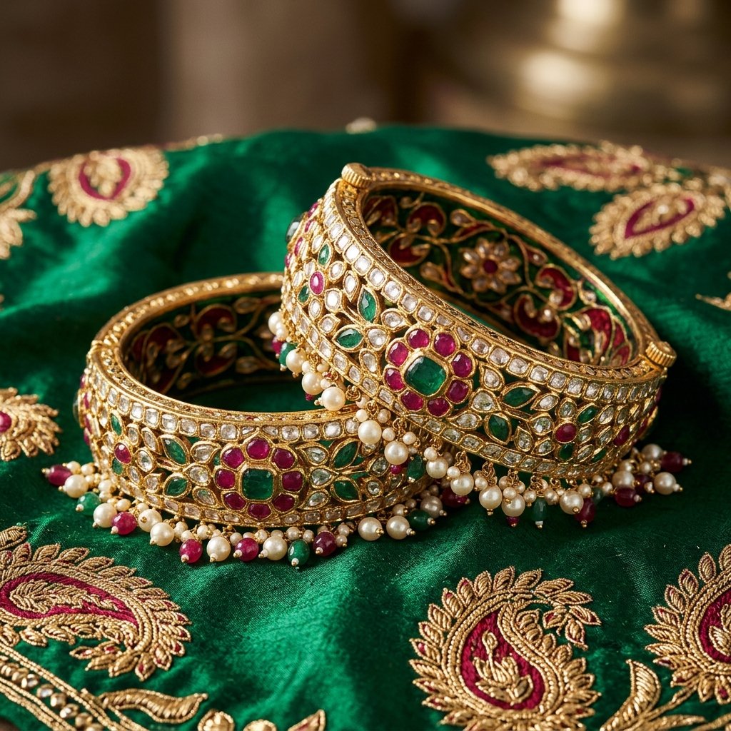 Heritage Kundan Polki Bangles